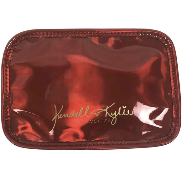 Kendall + Kylie Metallic Red Crossbody with removable strap. (Strap inside bag) - Picture 2 of 2